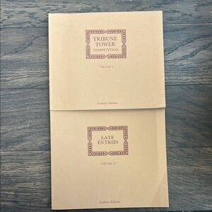 Tribune Tower Competition and Late Entries Books